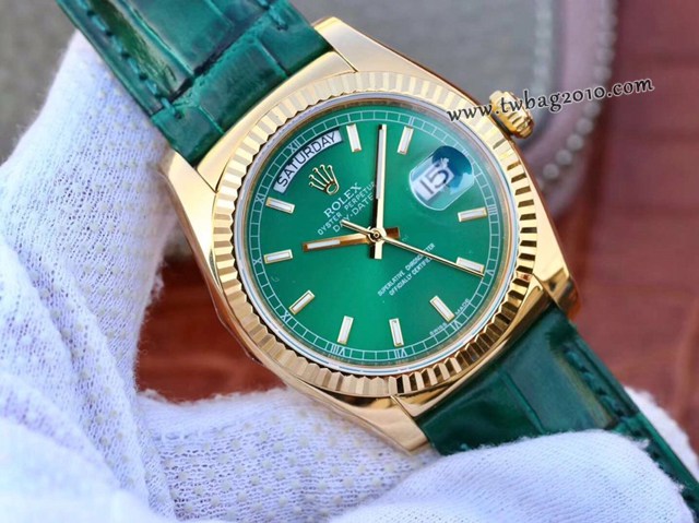 勞力士Day-Date系列手錶 Rolex最經典的系列男士皮帶腕表  gjs1852